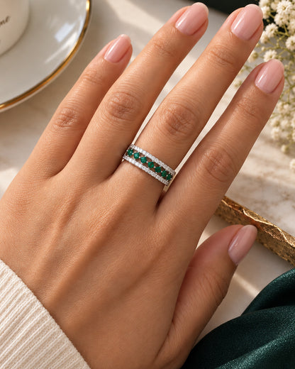 The Empress Emerald Ring