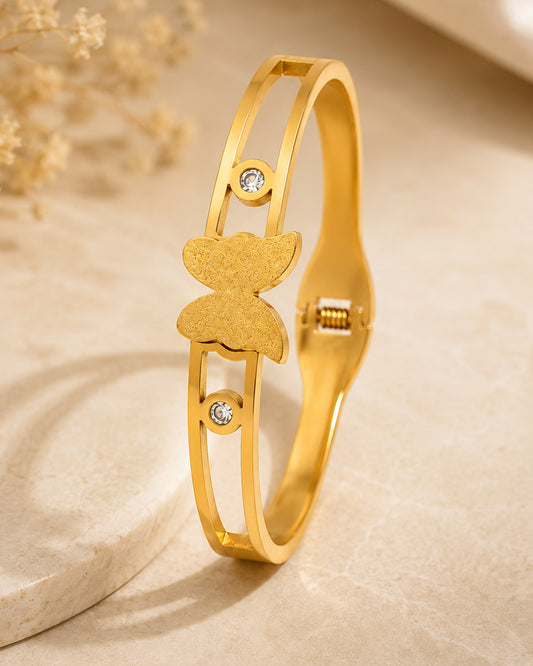 Golden Butterfly Bracelet Band