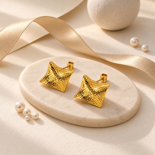 Square Chunky Earrings